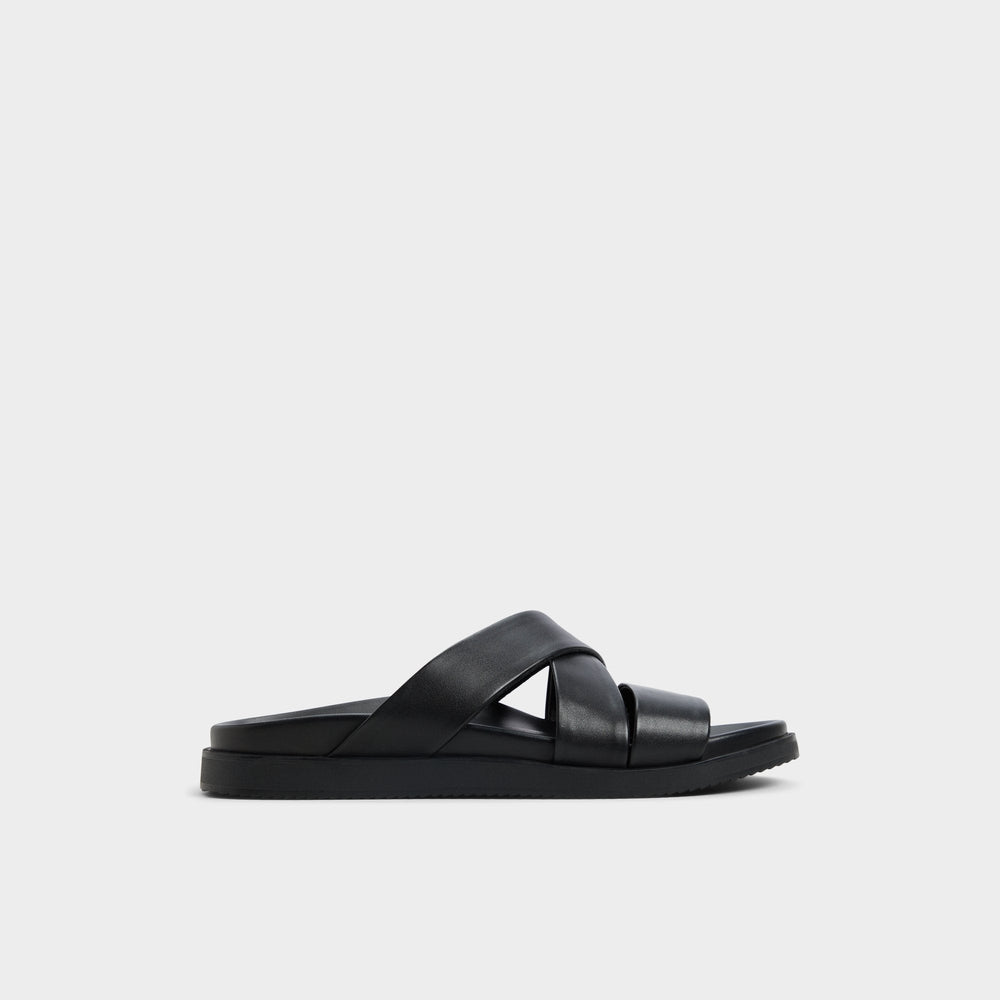 Aldo Kairo Black Men's Sandals & Slides - Slide sandal New|Men