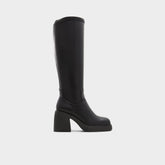 Aldo Auster Black Women's Tall Boots - Knee-high boot, Platform Women