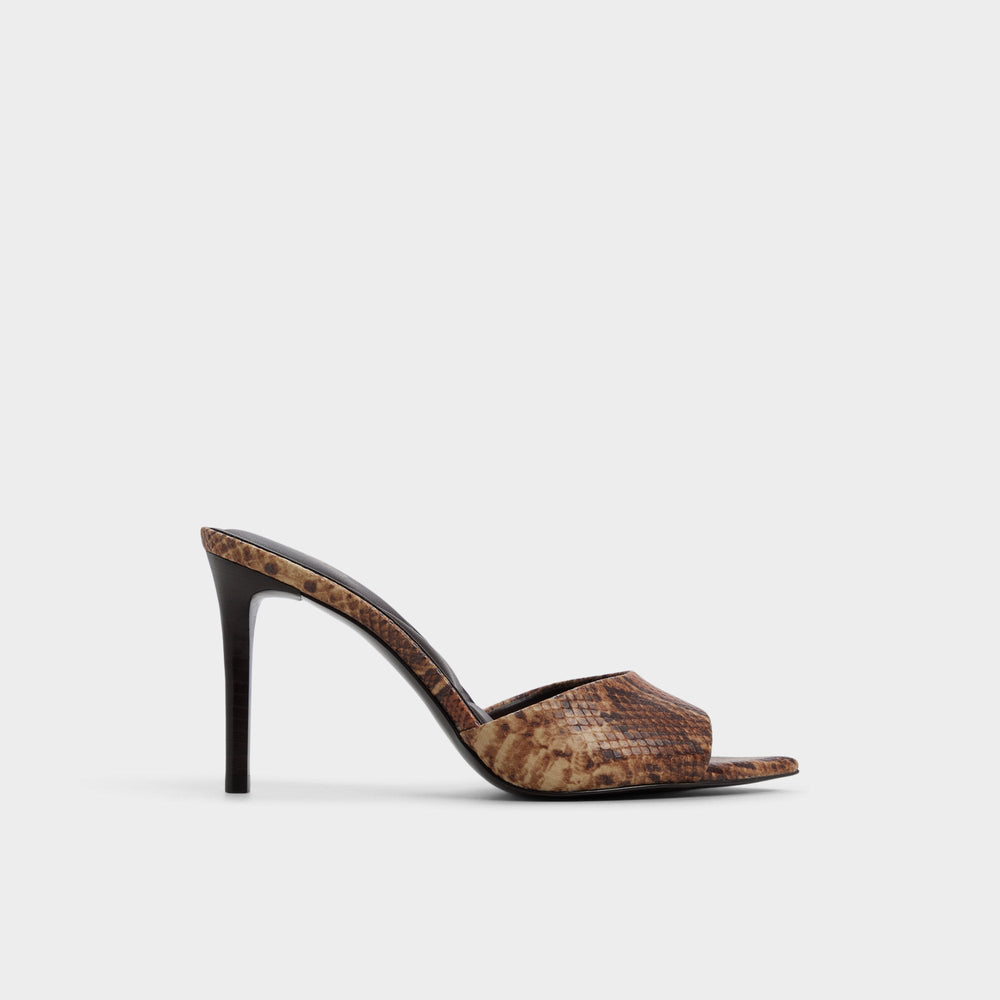 Aldo Anniebrilden in Brown Multi 14190598 - Heeled mule, Stiletto heel Women|New