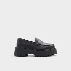Aldo Cadaycia Black Women's Loafers & Oxfords - Loafer, Lug sole Women