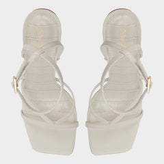 Aldo Beachglass in White Bone - Strappy heeled sandal Women