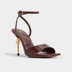 Aldo Harmonious in Dark Brown - Strappy heeled sandal Women|Bags