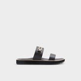 Aldo Lagoon Other Black Women's Strappy sandals - Strappy flat sandal, Footbed sandal Women