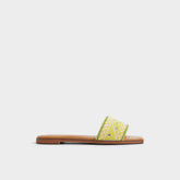 Aldo Seavacay Bright Yellow Women's Travel essentials - Slide sandal Women