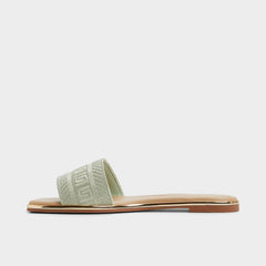 Aldo Oceania Other Green Women's Flats - Slide sandal Women