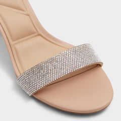 Aldo Pristine in Bone - Strappy sandal, Block heel Women