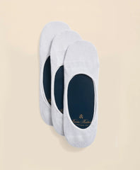 Cotton Blend 3-Pack Loafer Socks
