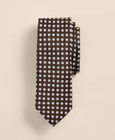 Silk Linen Flower Tie