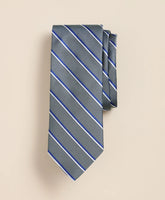 Silk Oxford-Weave Stripe Tie