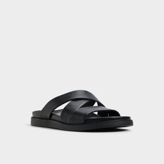Aldo Kairo Black Men's Sandals & Slides - Slide sandal New|Men