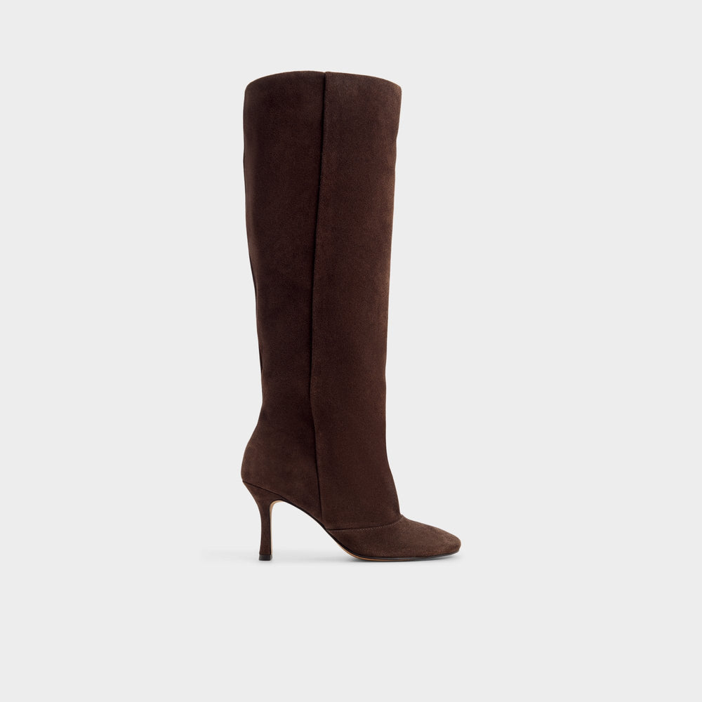 Aldo Frankey in Dark Brown - Knee-high boot, Stiletto heel Women