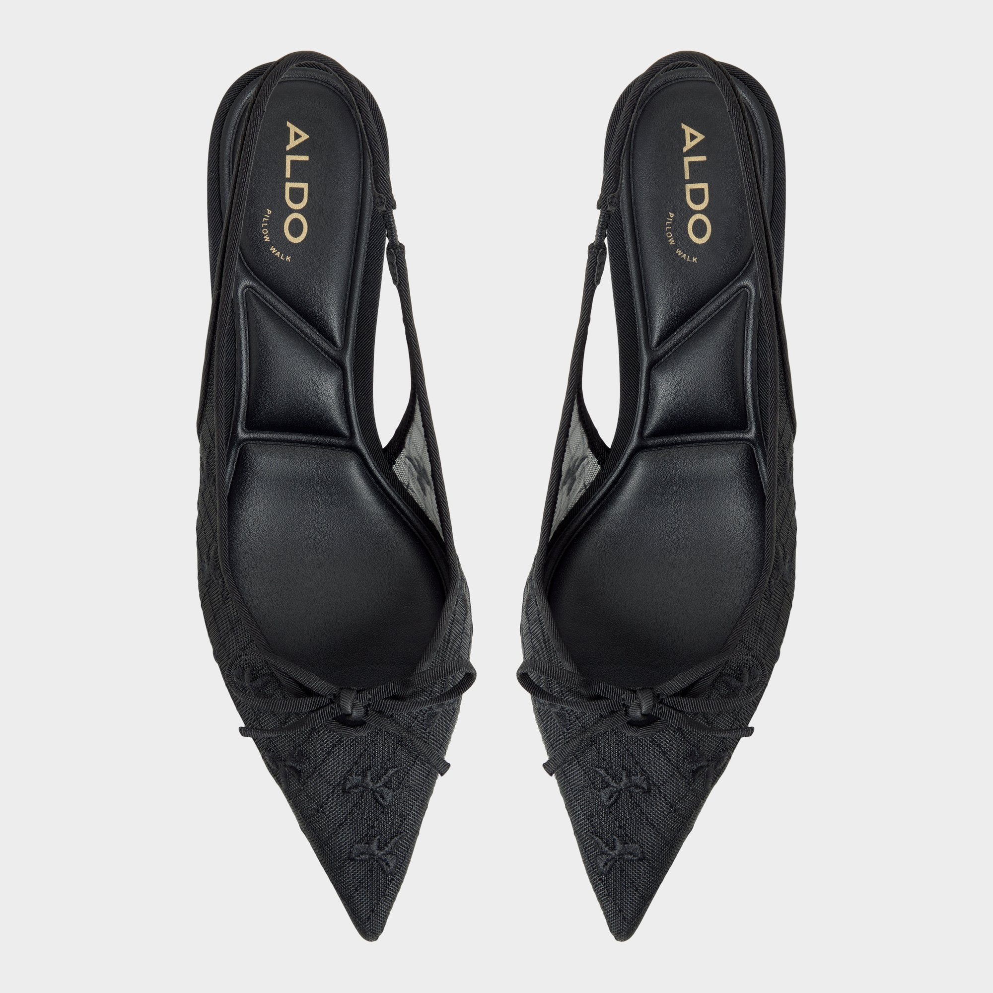 Aldo Azaro in Other Black 14151901 - Slingback heel, Kitten heel Women