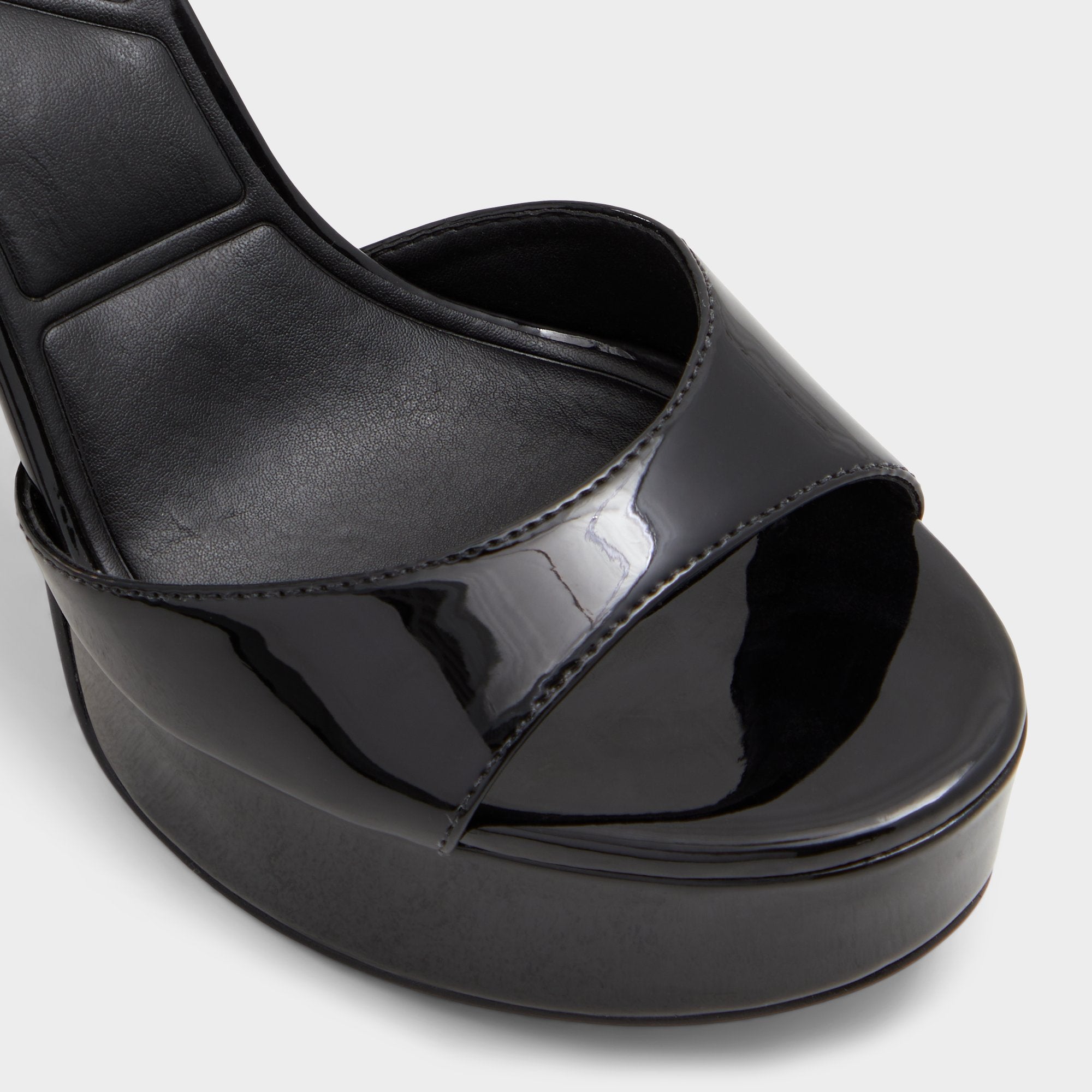 Aldo Valoria Black Women's Platform sandals - Strappy heeled sandal, Platform Women