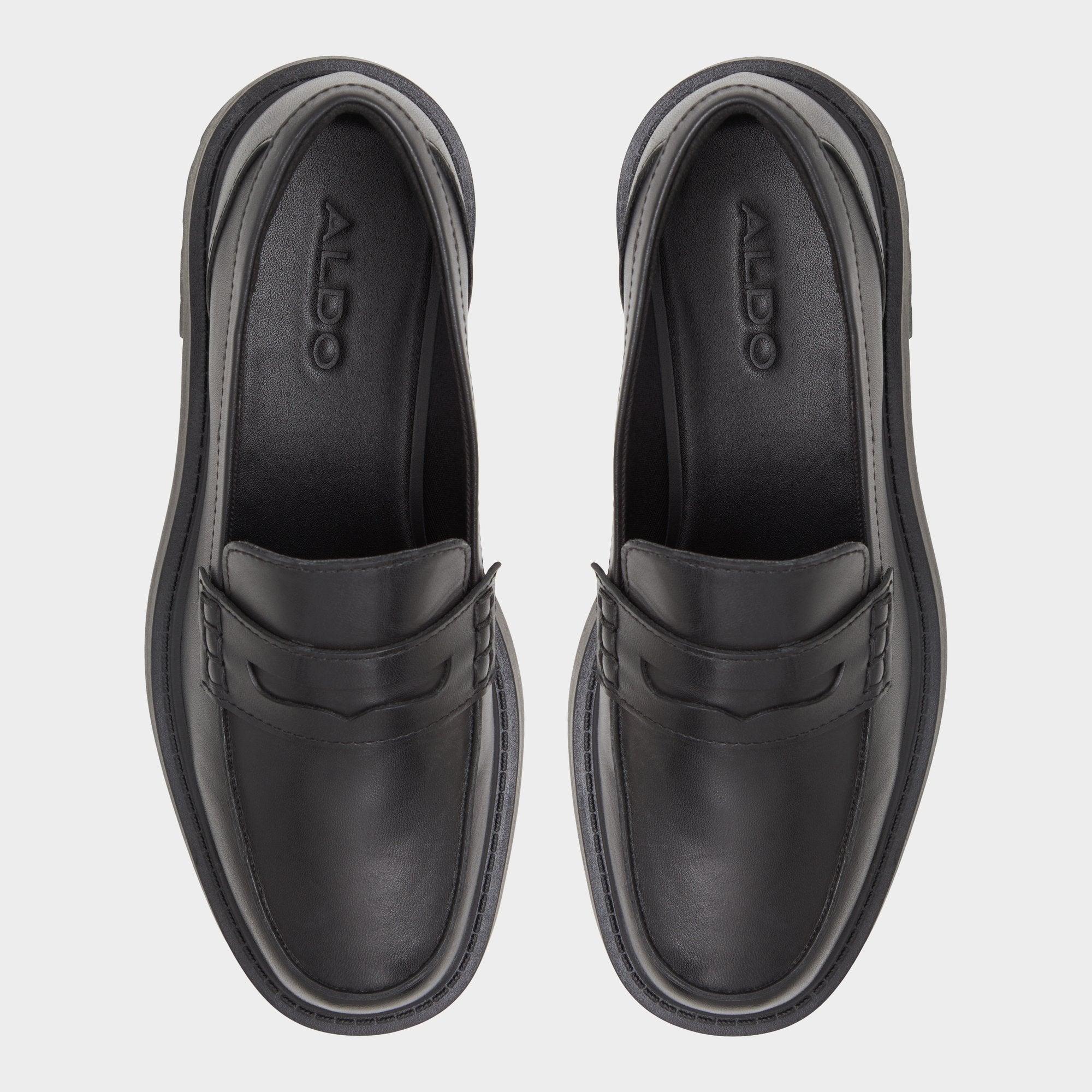 Aldo Cadaycia Black Women's Loafers & Oxfords - Loafer, Lug sole Women