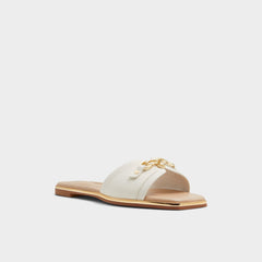 Aldo Alamassi Open White Women's Flats - Slide sandal Women