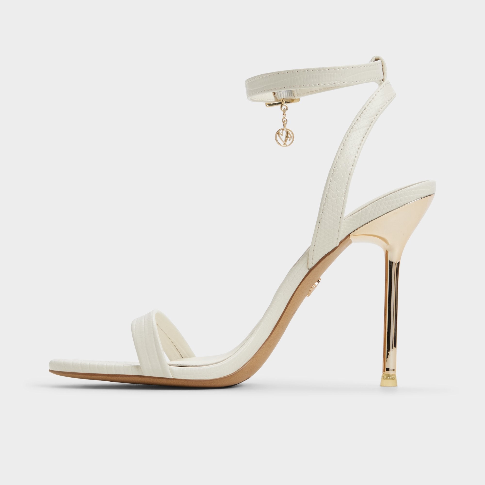 Aldo Maristou-xt White Women's Heeled sandals - Strappy heeled sandal, Stiletto heel Women