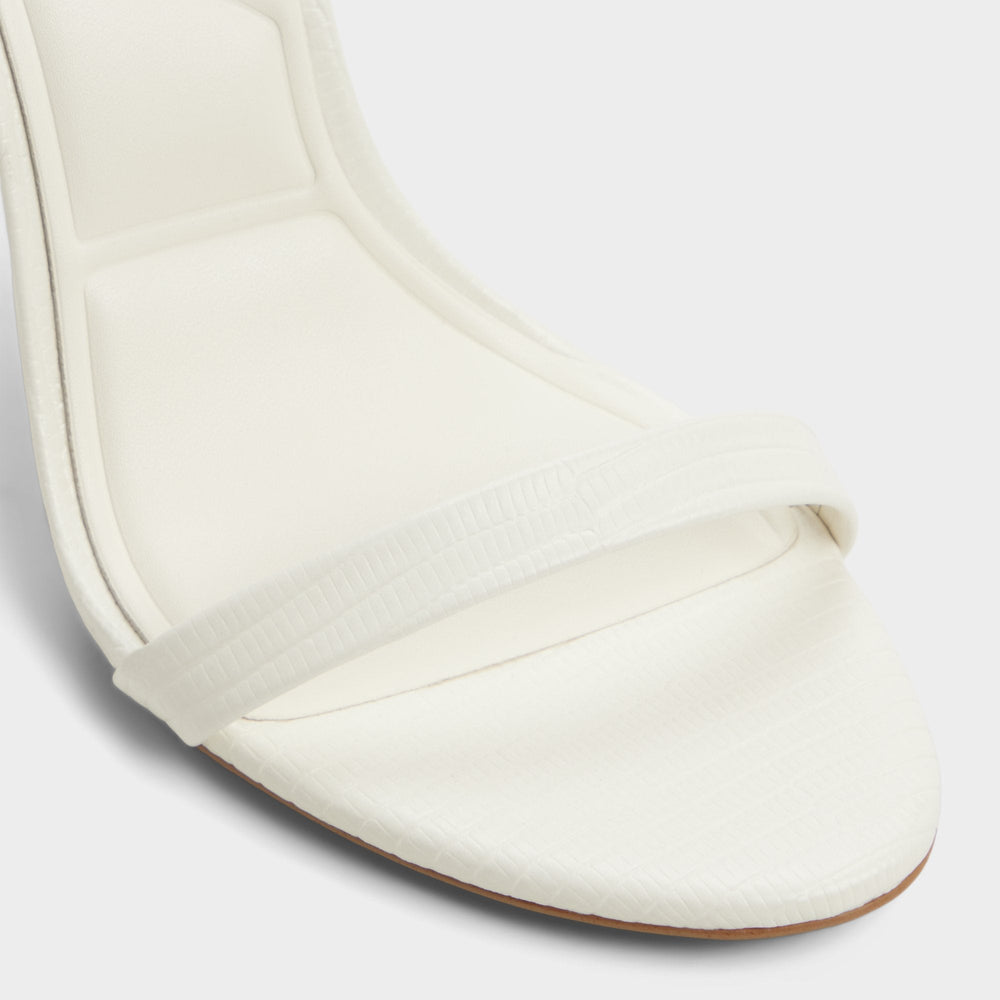 Aldo Maristou-xt White Women's Heeled sandals - Strappy heeled sandal, Stiletto heel Women