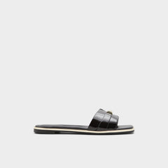 Aldo Darine Black Women's Flats - Slide sandal Women