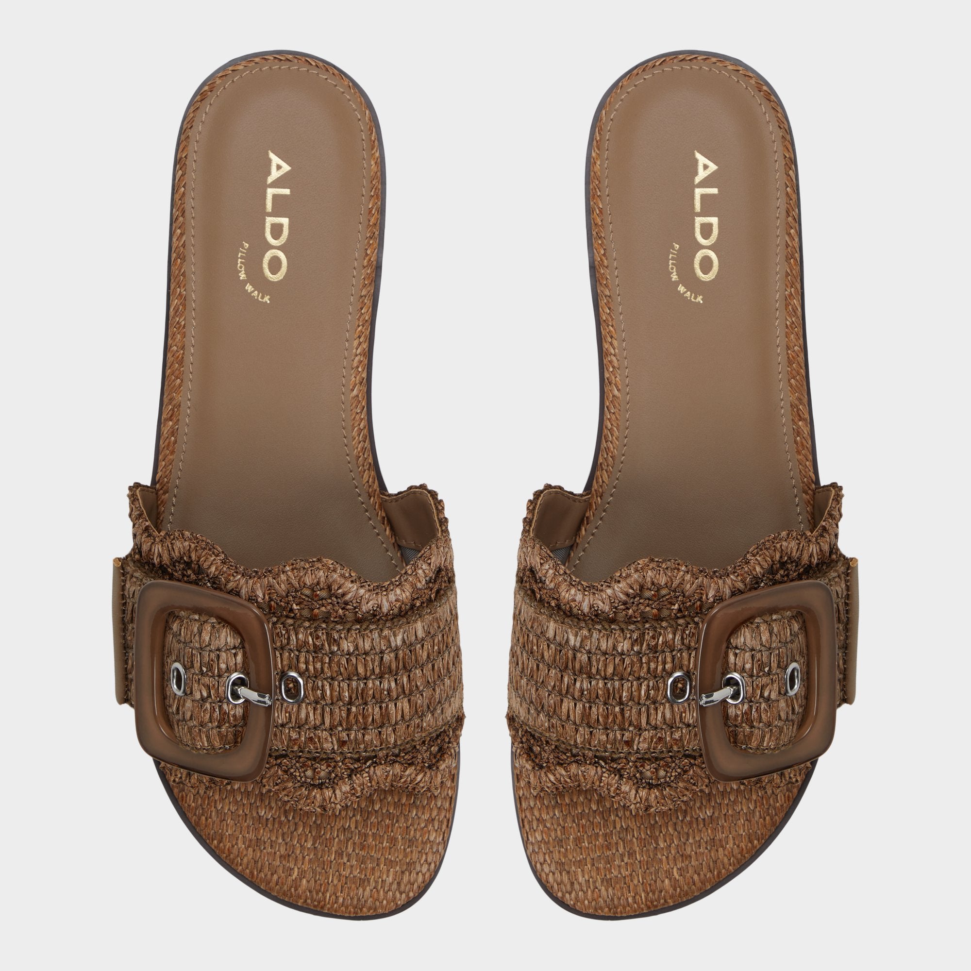 Aldo Wavysally in Light Brown - Slide sandal Women