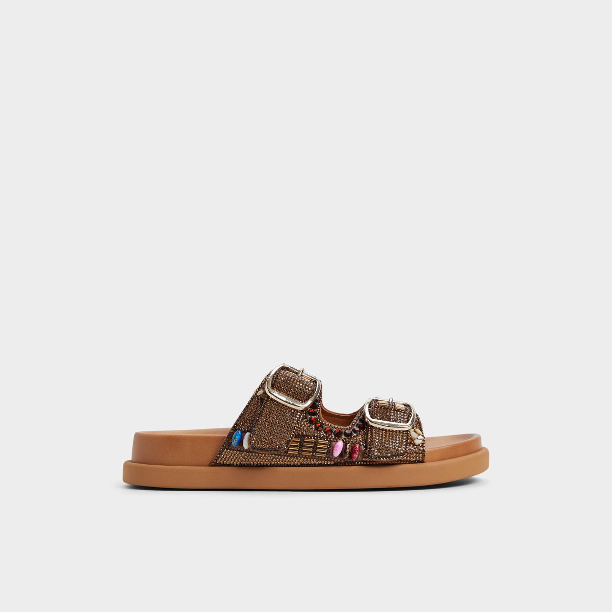 Aldo Bohochic Open Brown Women's Footbed sandals - Footbed sandal Women