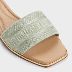 Aldo Oceania-xt Other Green Women's Flats - Slide sandal Women