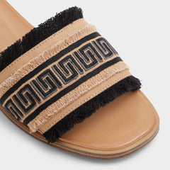 Aldo Nalani Open Black Women's Flats - Slide sandal Women