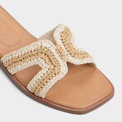 Aldo Itsandal Beige Women's Flats - Slide sandal Women