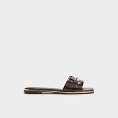 Aldo Darlina Medium Brown Women's Flats - Slide sandal Women