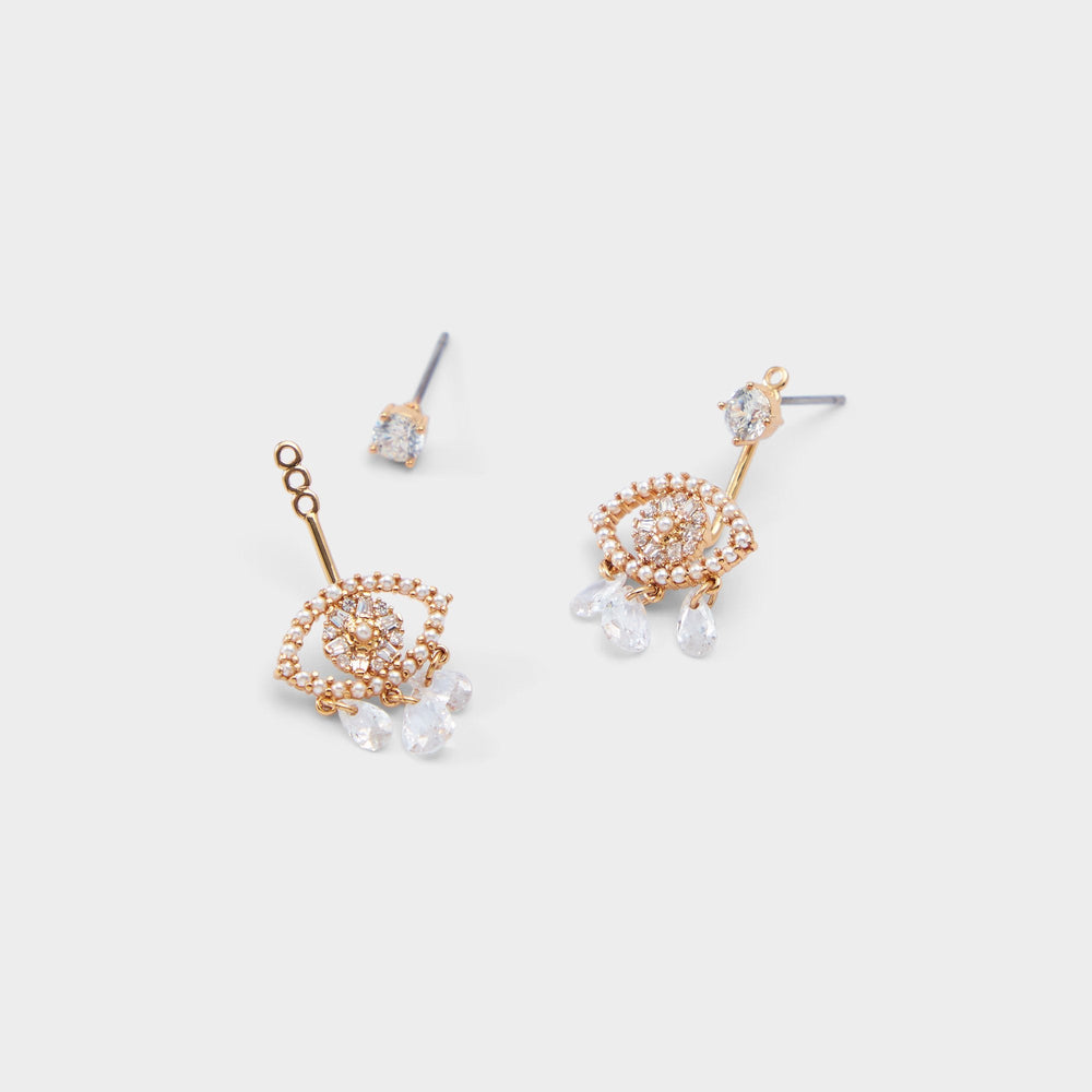 Aldo Eulalie Gold/Clear Multi Women's Gold plated - Earrings Women|Accessories