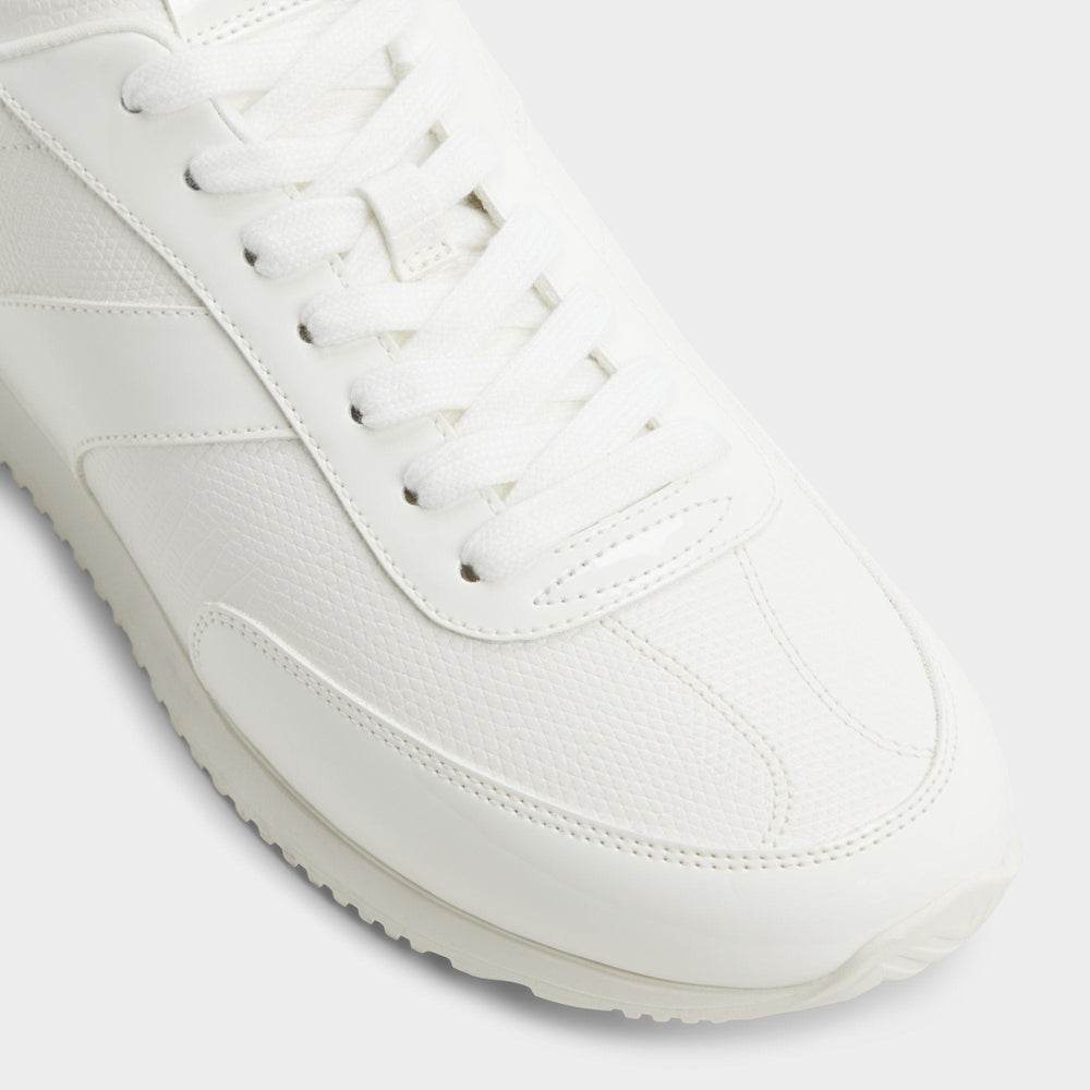 Aldo Nathaniel in White Combo - Low top sneaker, Cup sole Men