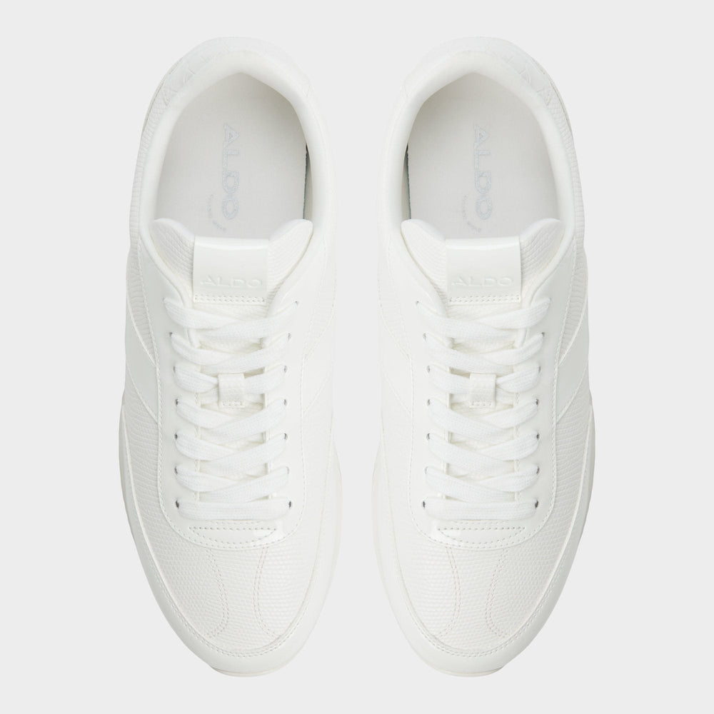 Aldo Nathaniel in White Combo - Low top sneaker, Cup sole Men