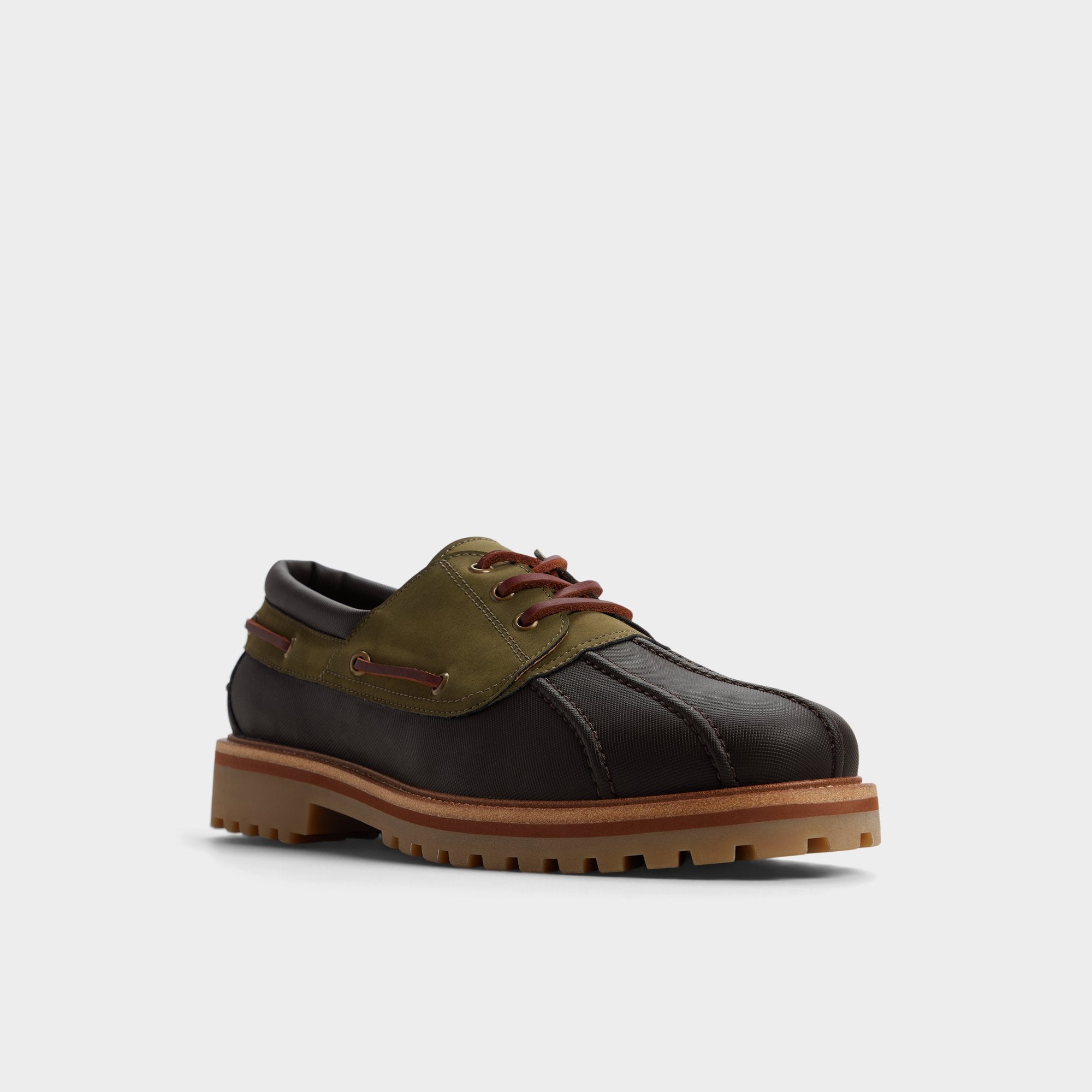 Aldo Finn in Brown Primary Multi - Boat shoe, Lug sole Men