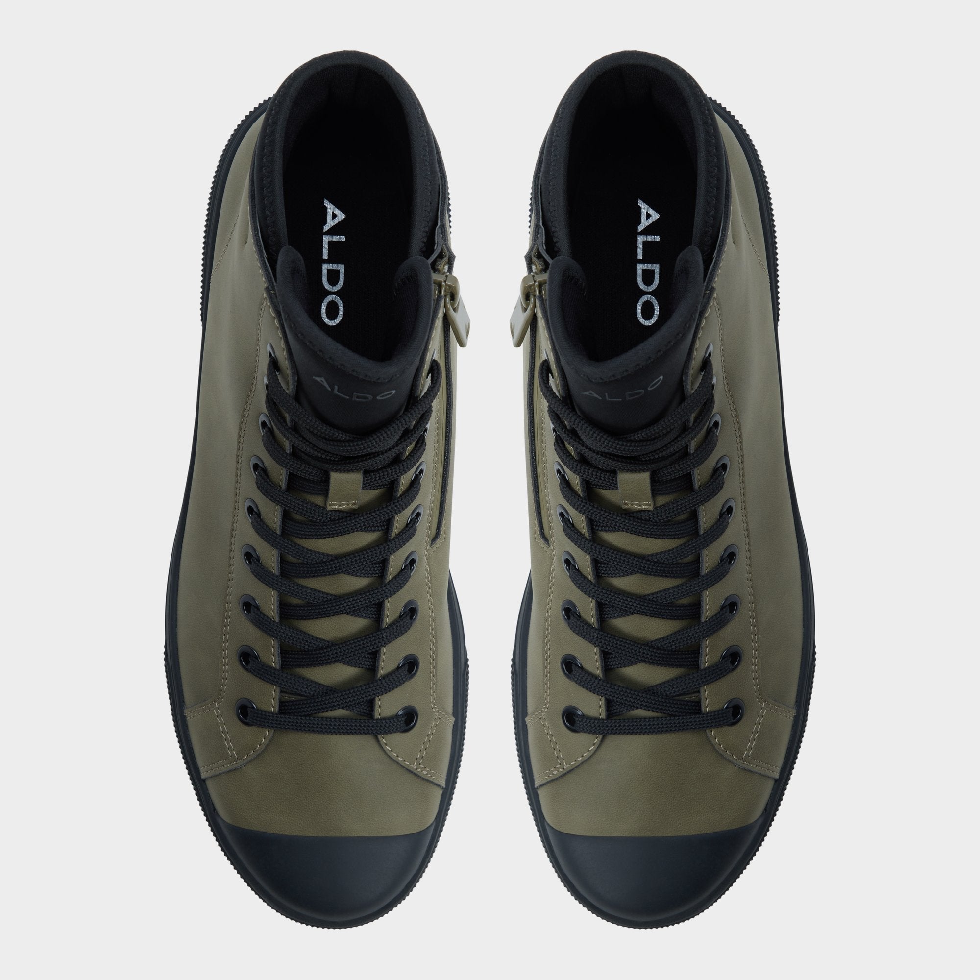 Aldo Esttanqueiro in Olive - Lace-up boot, Cup sole Men