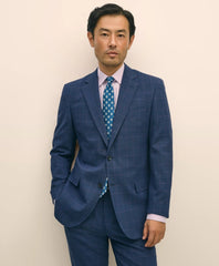 Brooks Brothers Explorer Collection Slim Fit Wool Check Suit Jacket