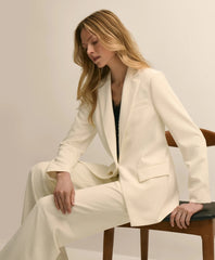 Crepe Relaxed Fit Jacket